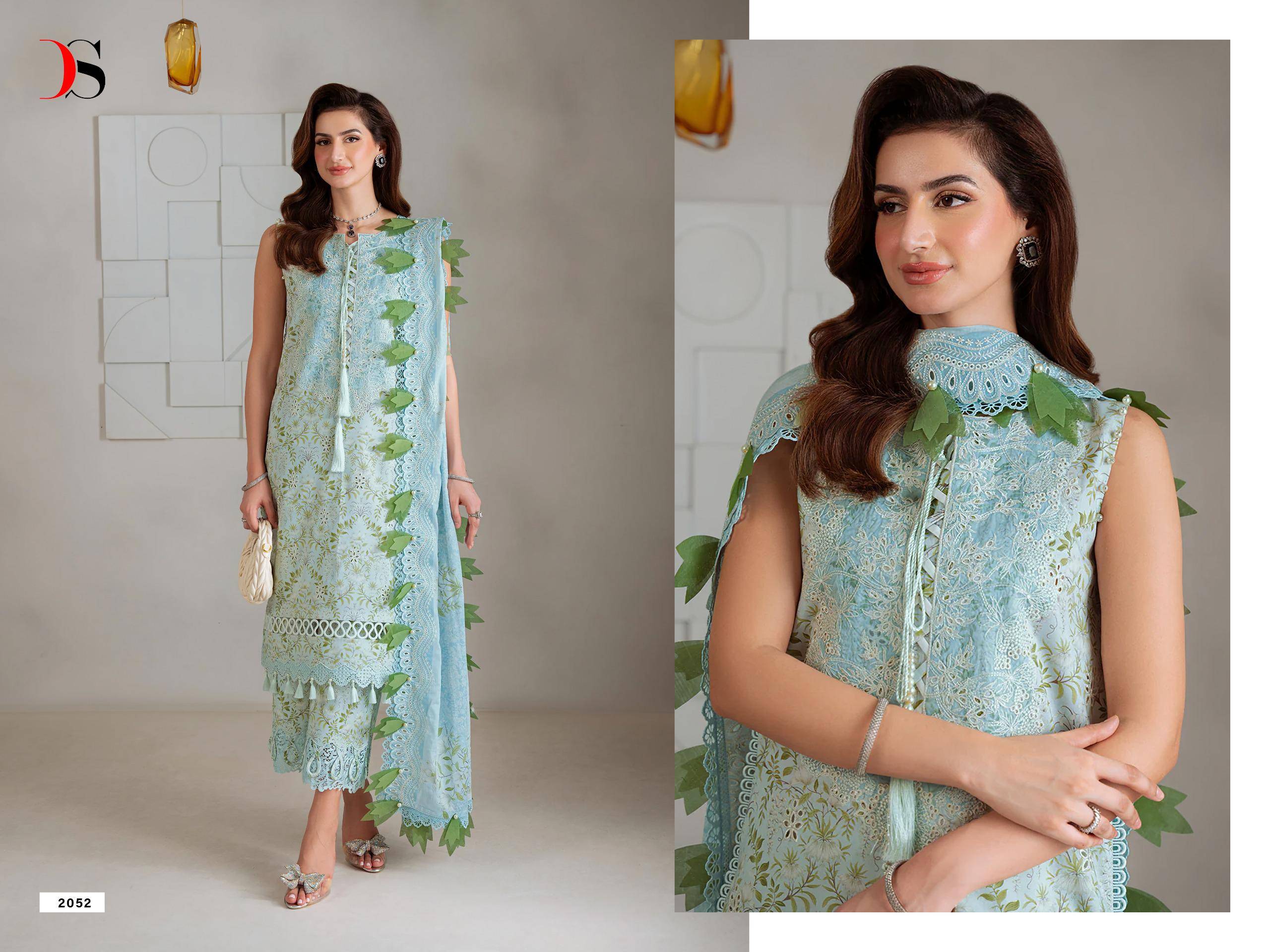 JADE BAAGH-2  by DEEPSY SUITS 2051 To 2058 Series Pakistani Stylish Beautiful Colourful Printed Pure cotton Stitched Dresses At Wholesale Price